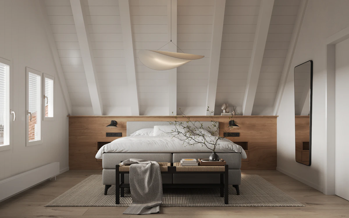 Ambiance scandinave, bois clair