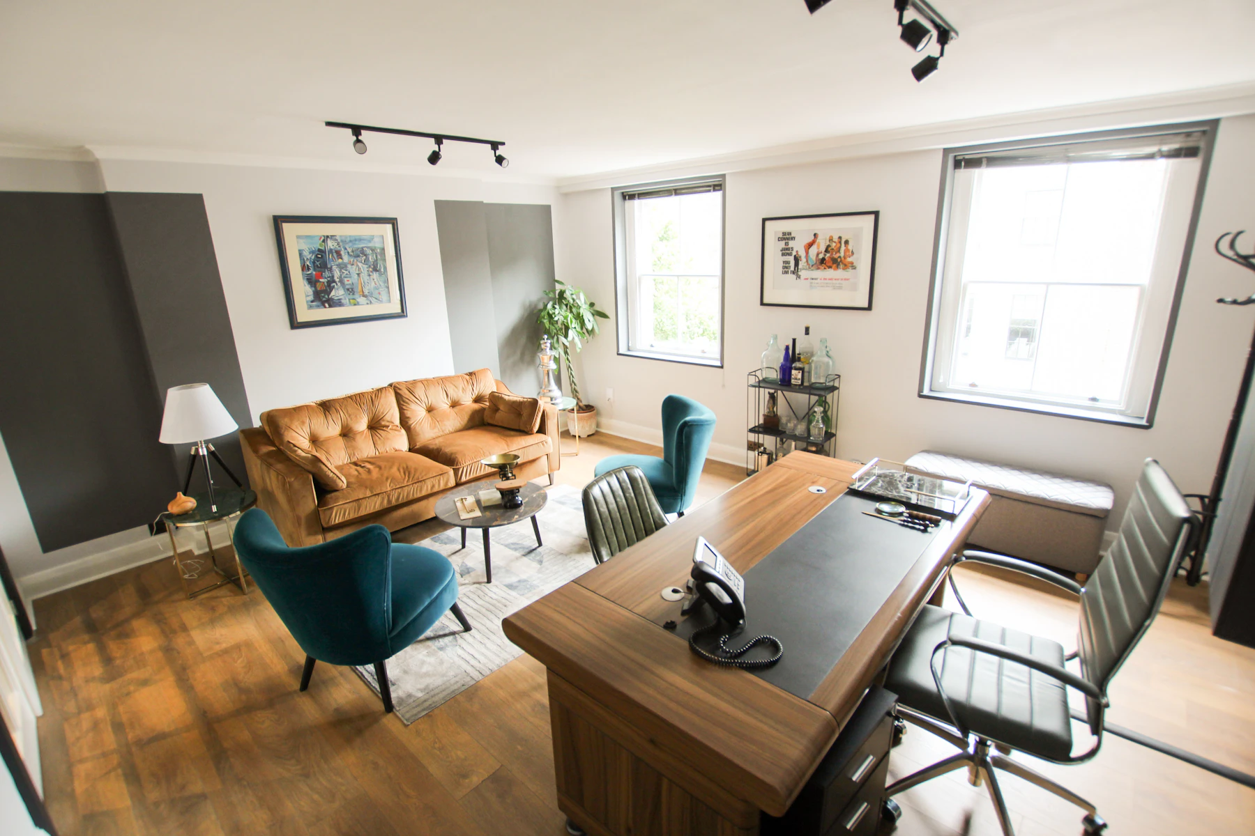 Bureau inspirant et feutré