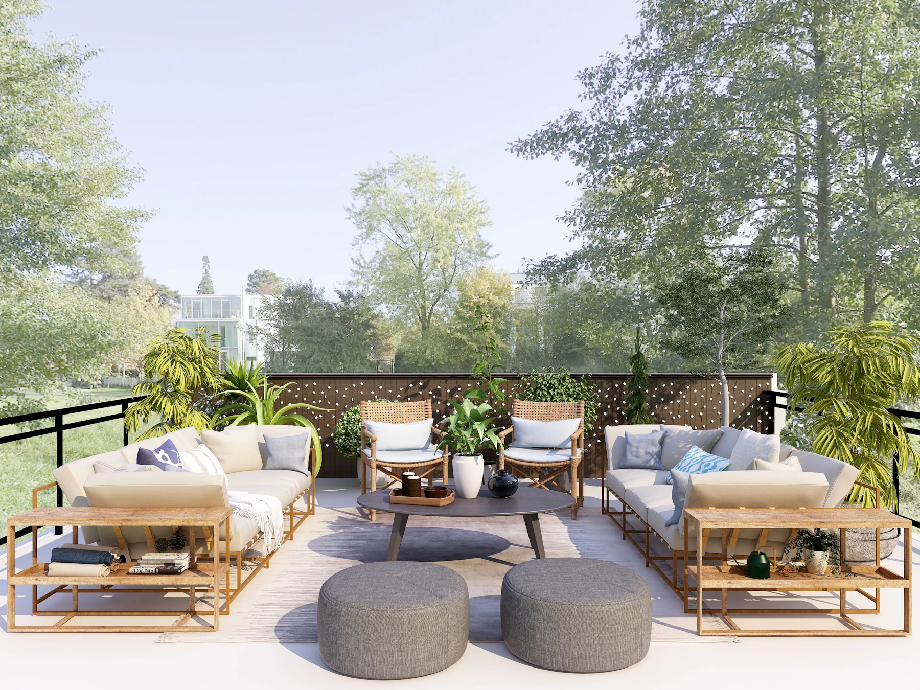 Terrasse pour vivre dehors